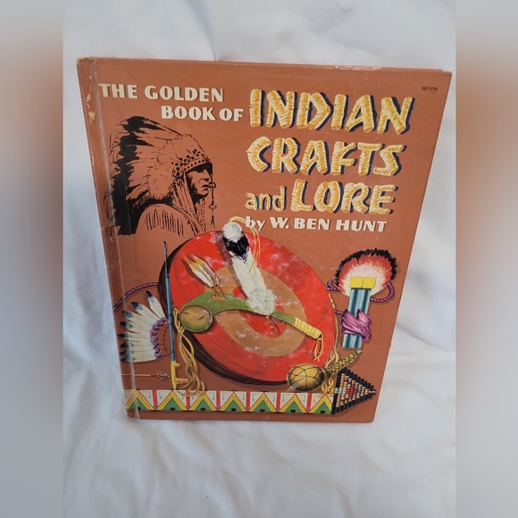 Vintage The Golden Book of Indian Crafts and Lore, 1954, by W. Ben Hunt - Picture 1 of 13